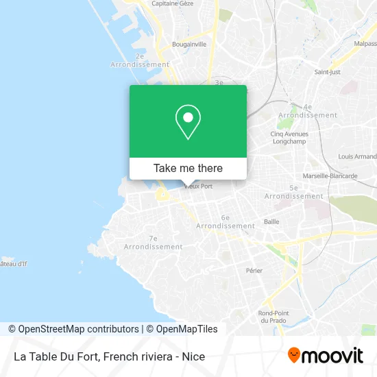 La Table Du Fort map