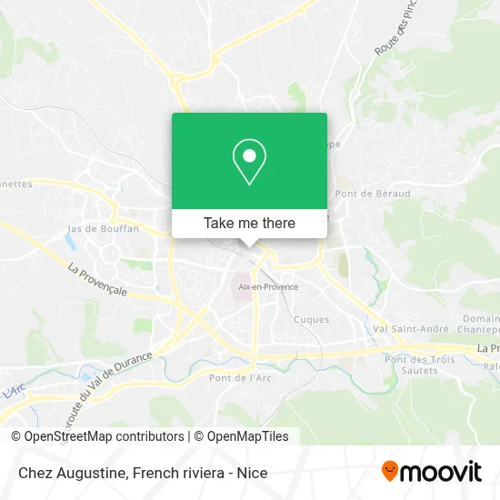 Chez Augustine map