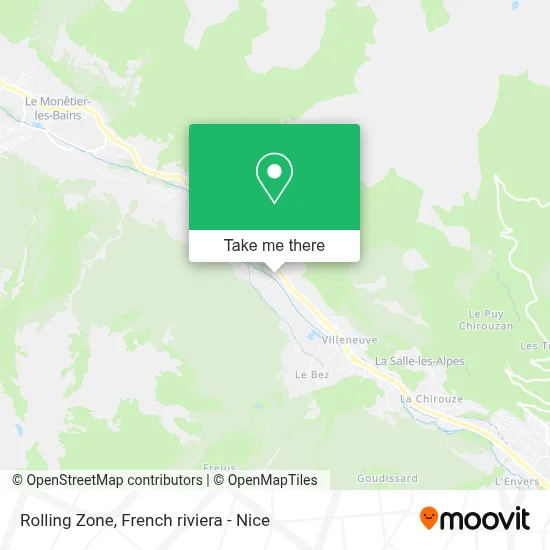 Rolling Zone map
