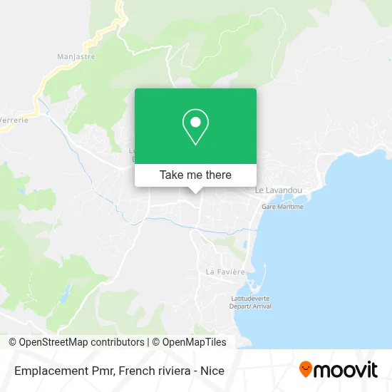 Emplacement Pmr map