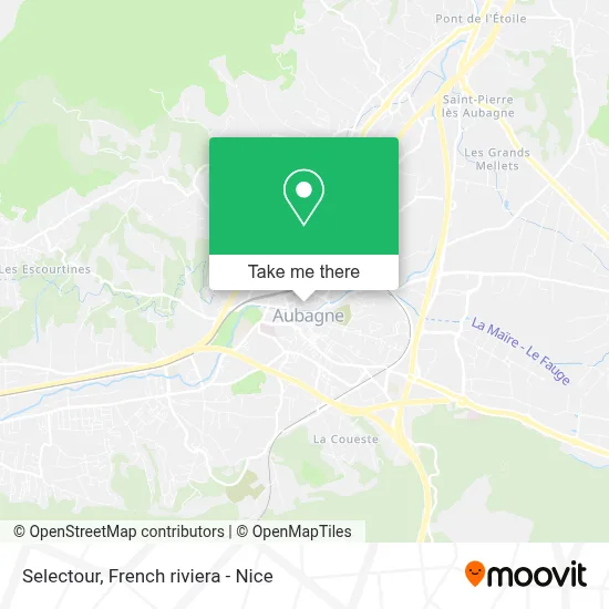 Selectour map