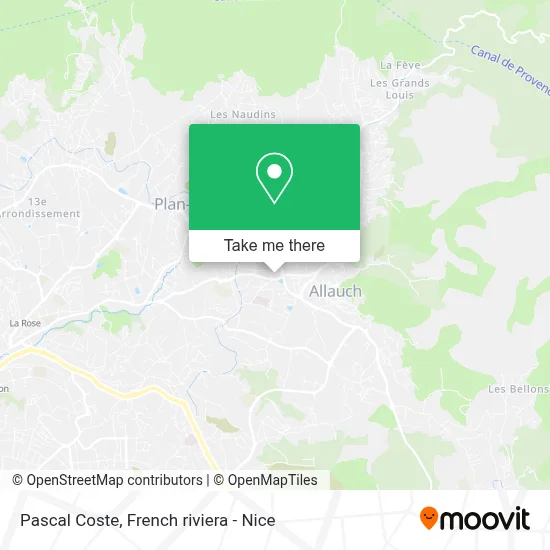 Pascal Coste map