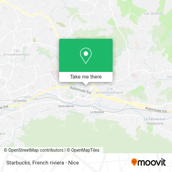Starbucks map