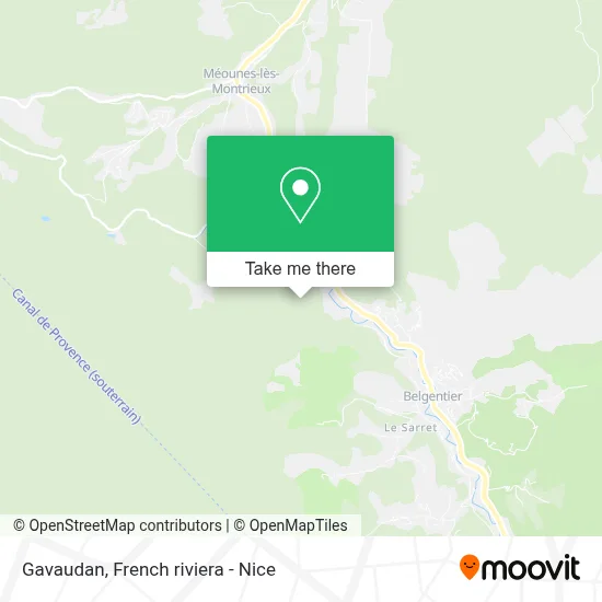 Gavaudan map