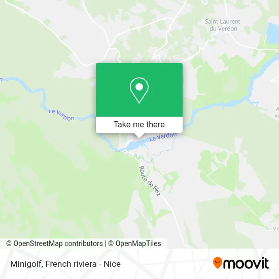 Minigolf map