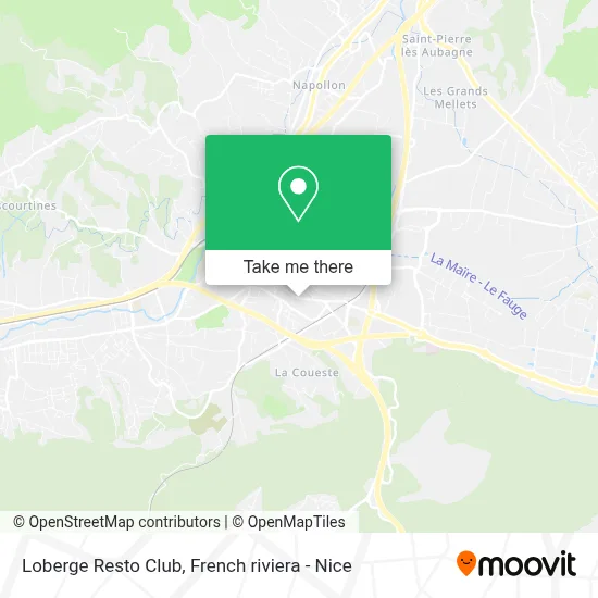 Loberge Resto Club map