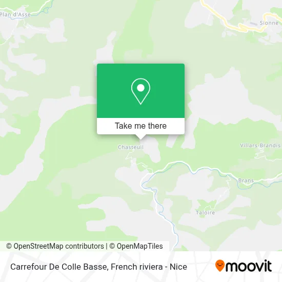 Carrefour De Colle Basse map