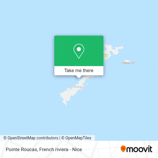 Pointe Roucas map
