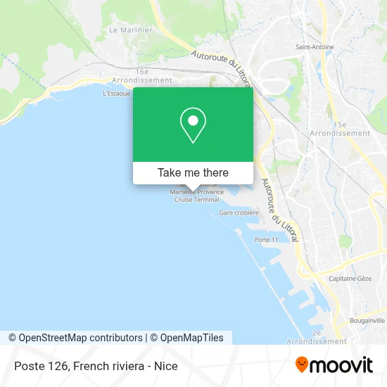 Poste 126 map