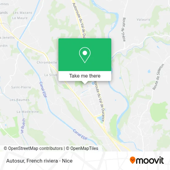 Autosur map