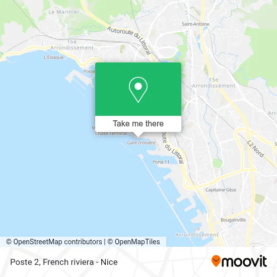 Poste 2 map