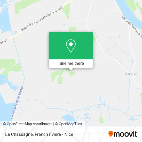 La Chassagne map