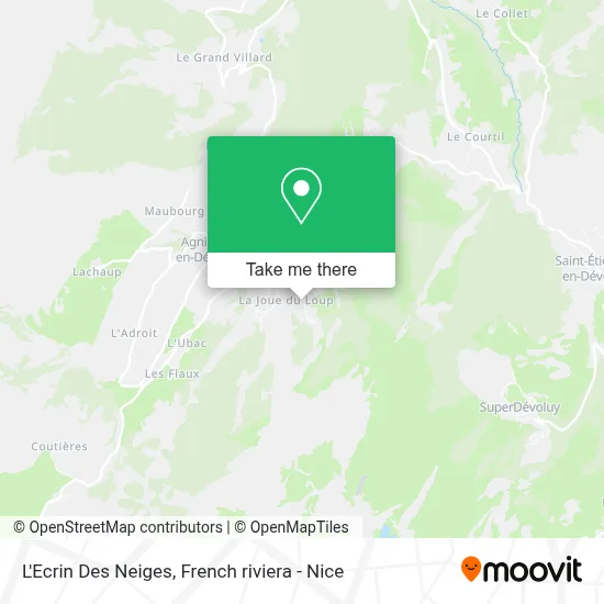 L'Ecrin Des Neiges map
