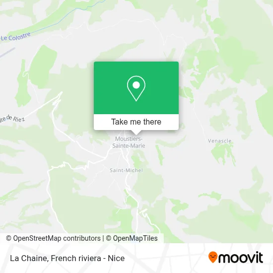 La Chaine map