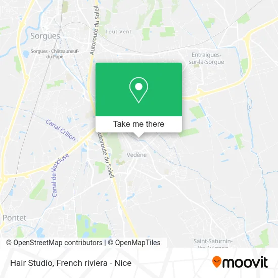 Hair Studio map