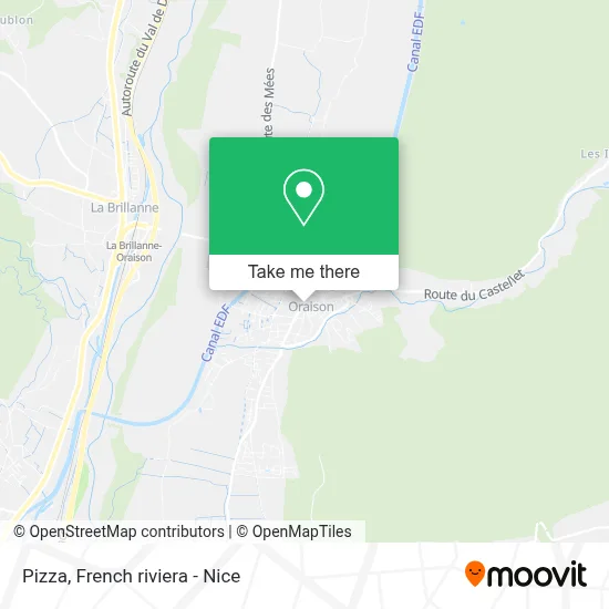 Pizza map
