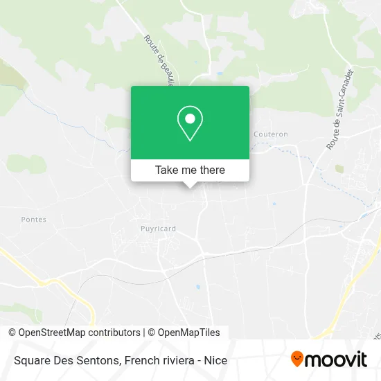 Square Des Sentons map