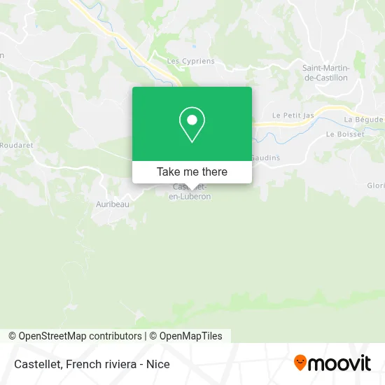 Castellet map