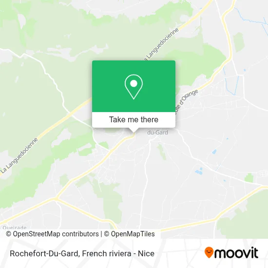 Rochefort-Du-Gard map