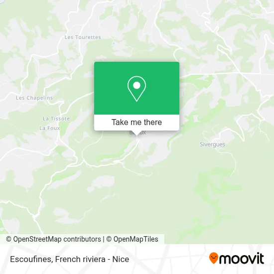 Escoufines map