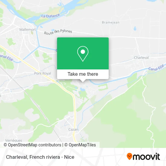 Charleval map