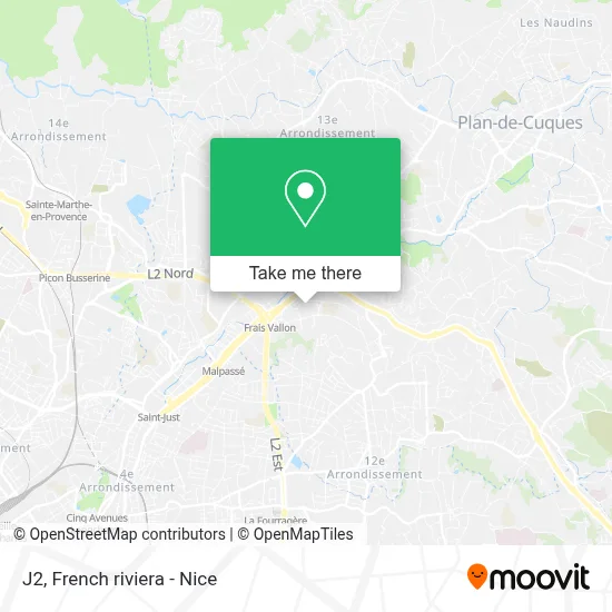 J2 map