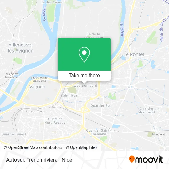 Autosur map
