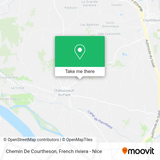 Chemin De Courtheson map