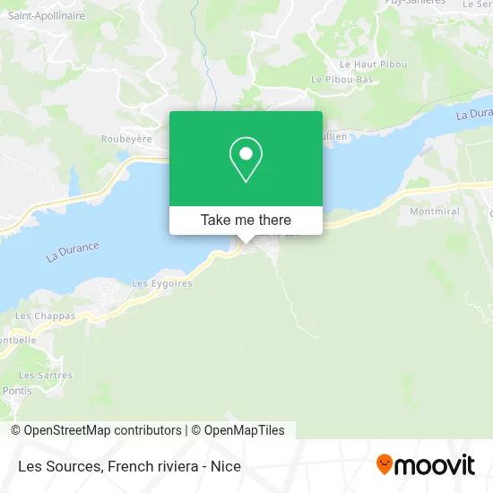 Les Sources map