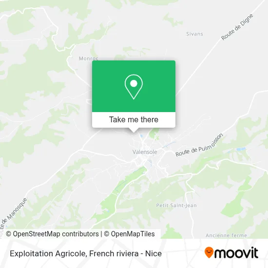 Exploitation Agricole map