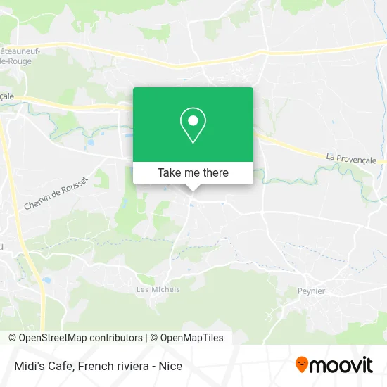 Midi's Cafe map