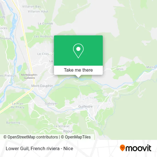 Lower Guil map