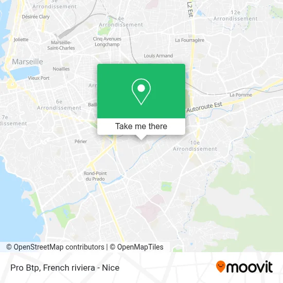 Pro Btp map