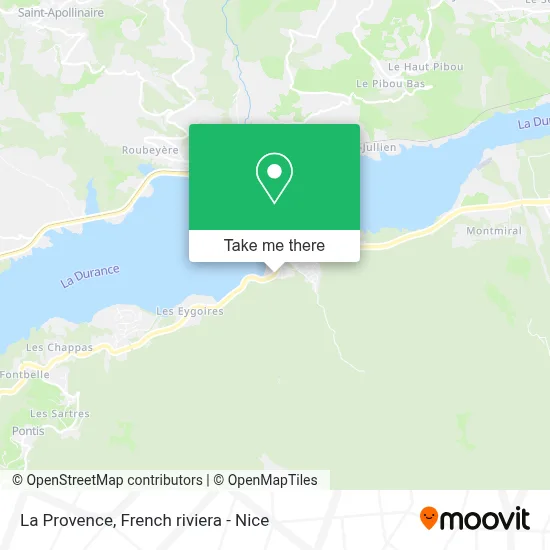 La Provence map
