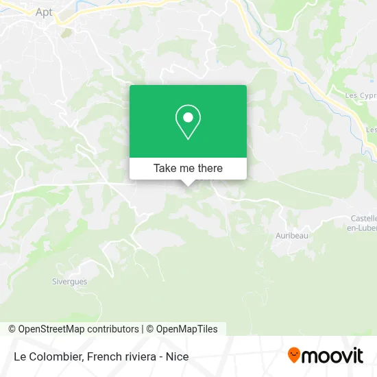 Le Colombier map