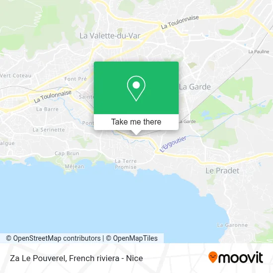 Za Le Pouverel map