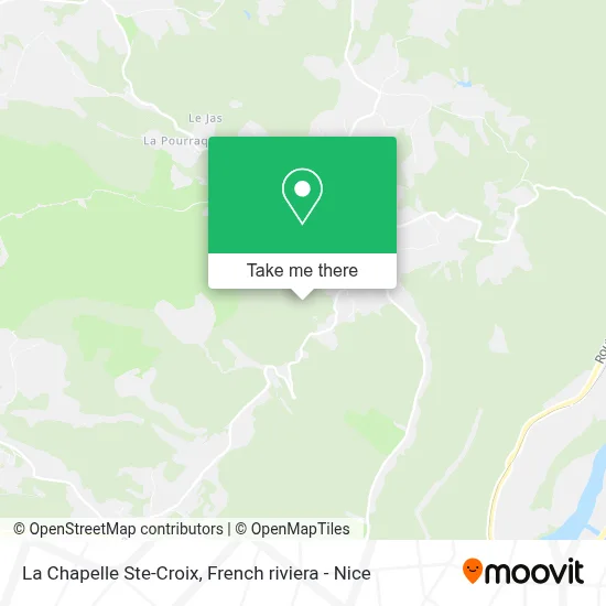 La Chapelle Ste-Croix map