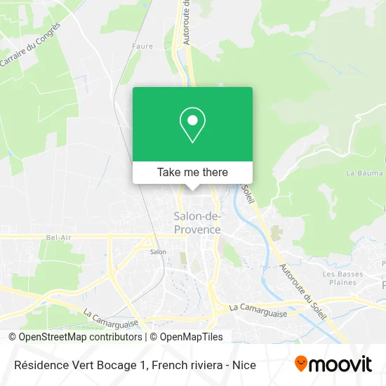 Résidence Vert Bocage 1 map