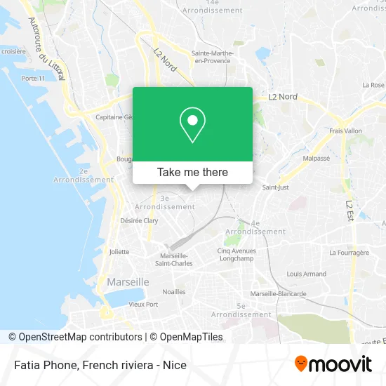 Fatia Phone map