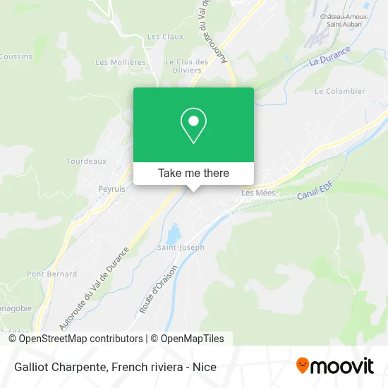 Mapa Galliot Charpente