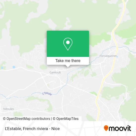 L'Estable map