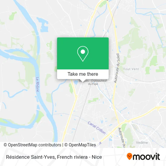 Résidence Saint-Yves map