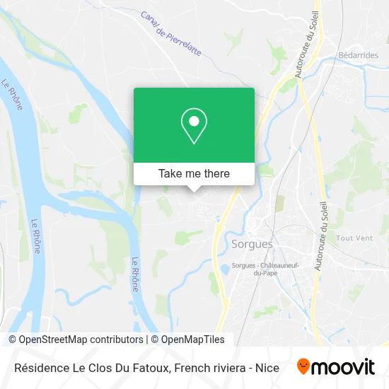 Résidence Le Clos Du Fatoux map