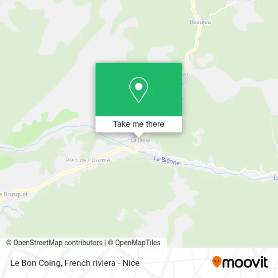 Le Bon Coing map
