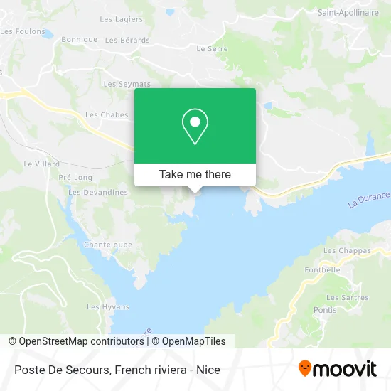 Poste De Secours map