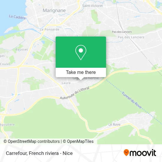 Carrefour map