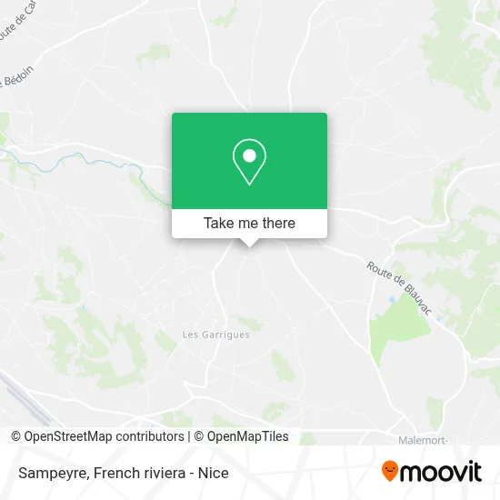 Sampeyre map