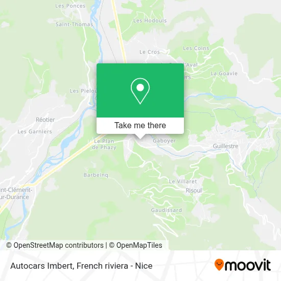 Autocars Imbert map