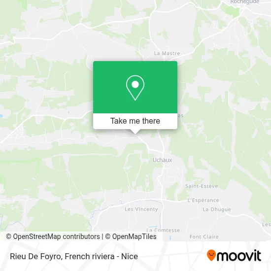 Mapa Rieu De Foyro