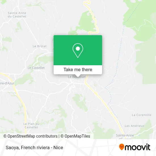 Saoya map